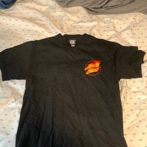 Black Santa Cruz shirt medium size